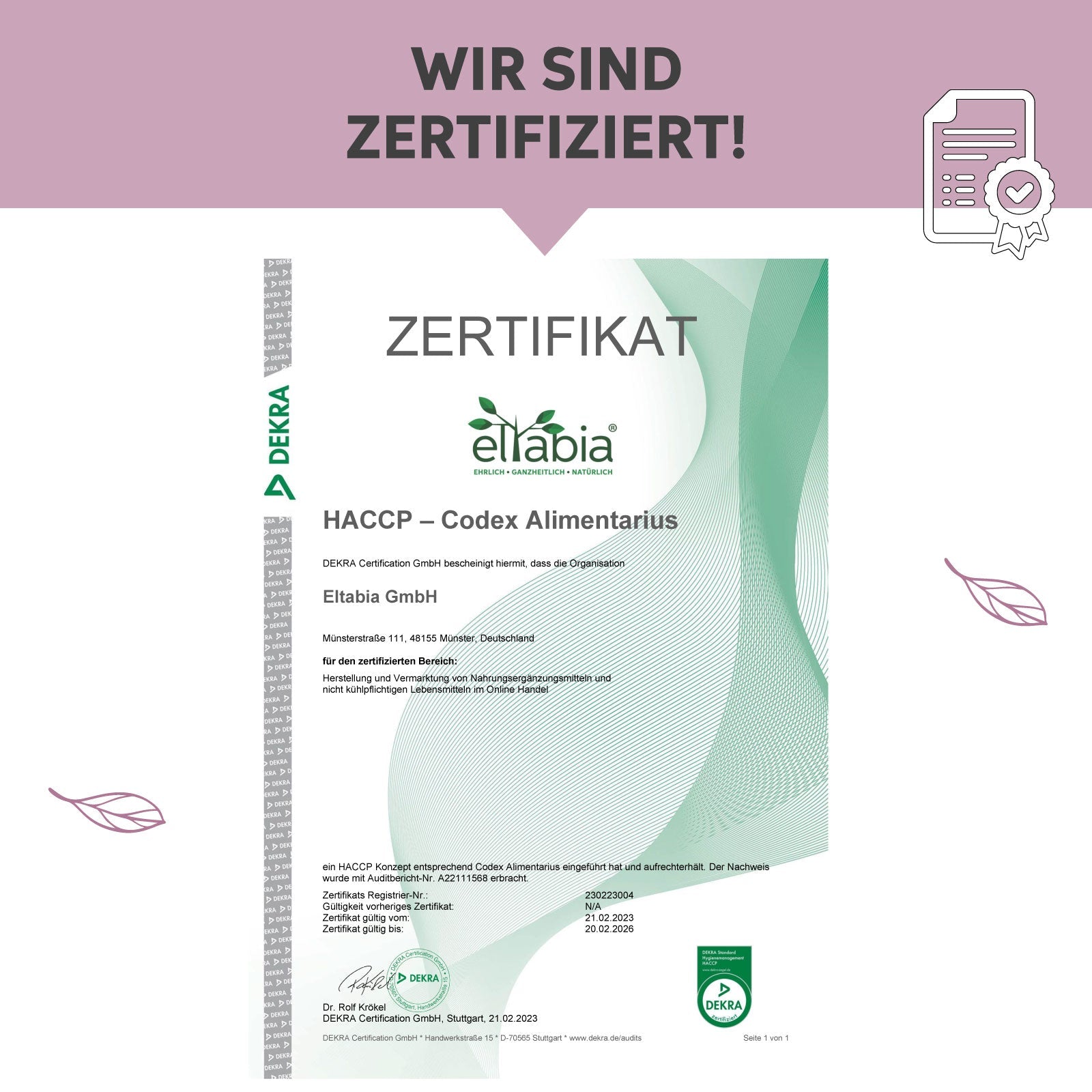 Bio Açaí Kapseln Eltabia