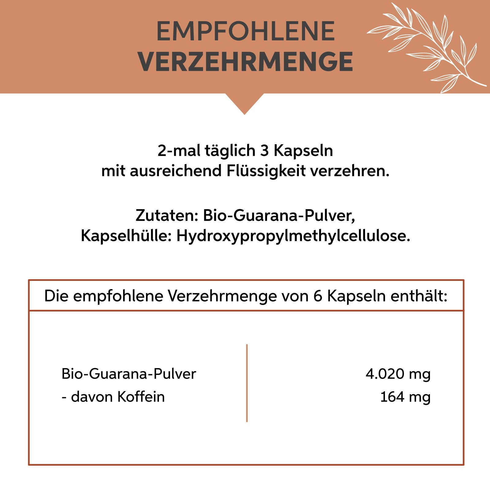 Bio Guarana Kapseln Eltabia