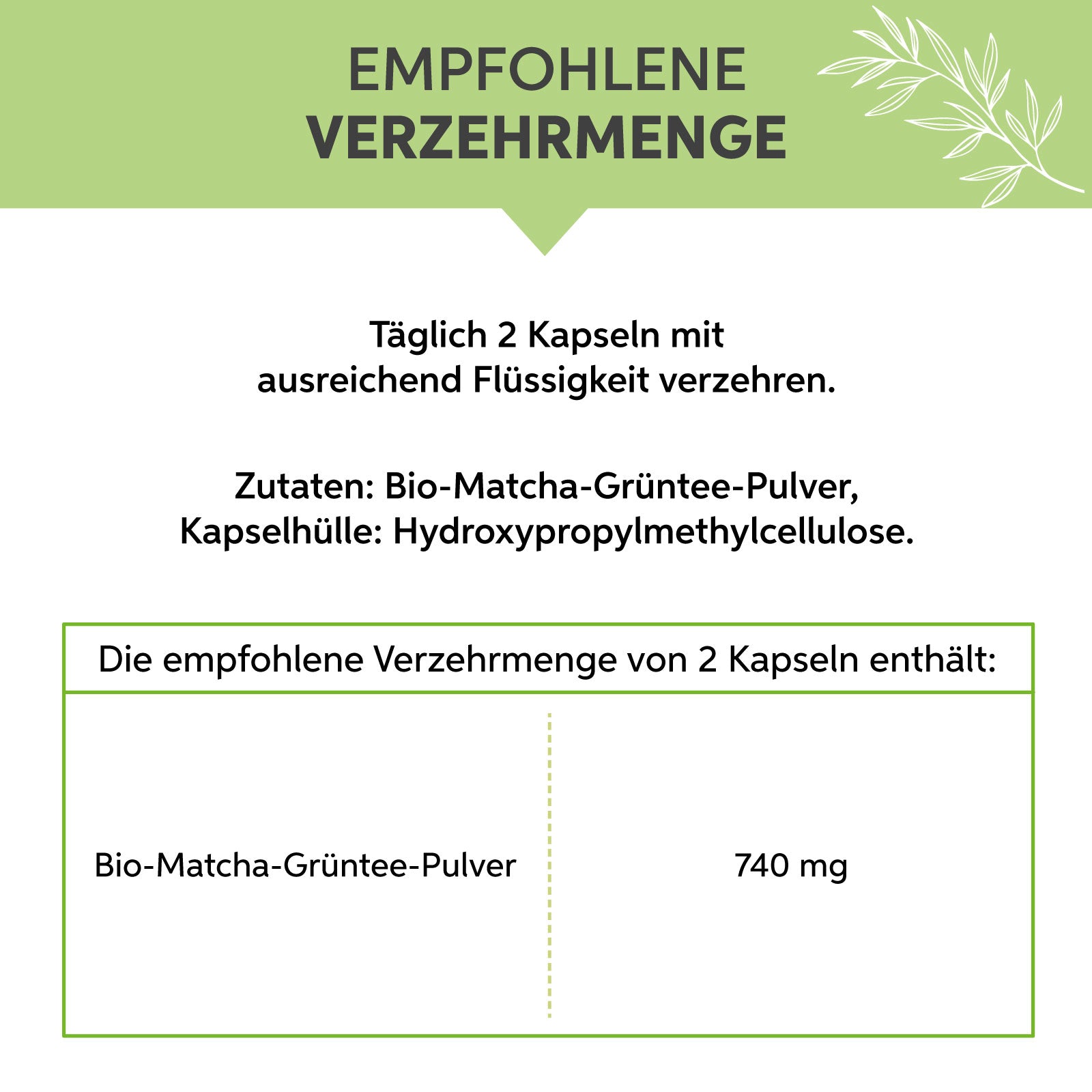 Bio-Matcha Kapseln Eltabia