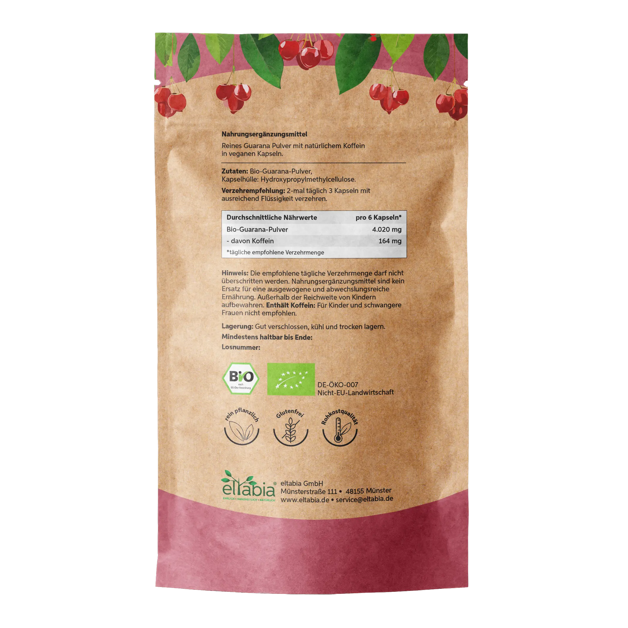 Bio Guarana Kapseln Eltabia