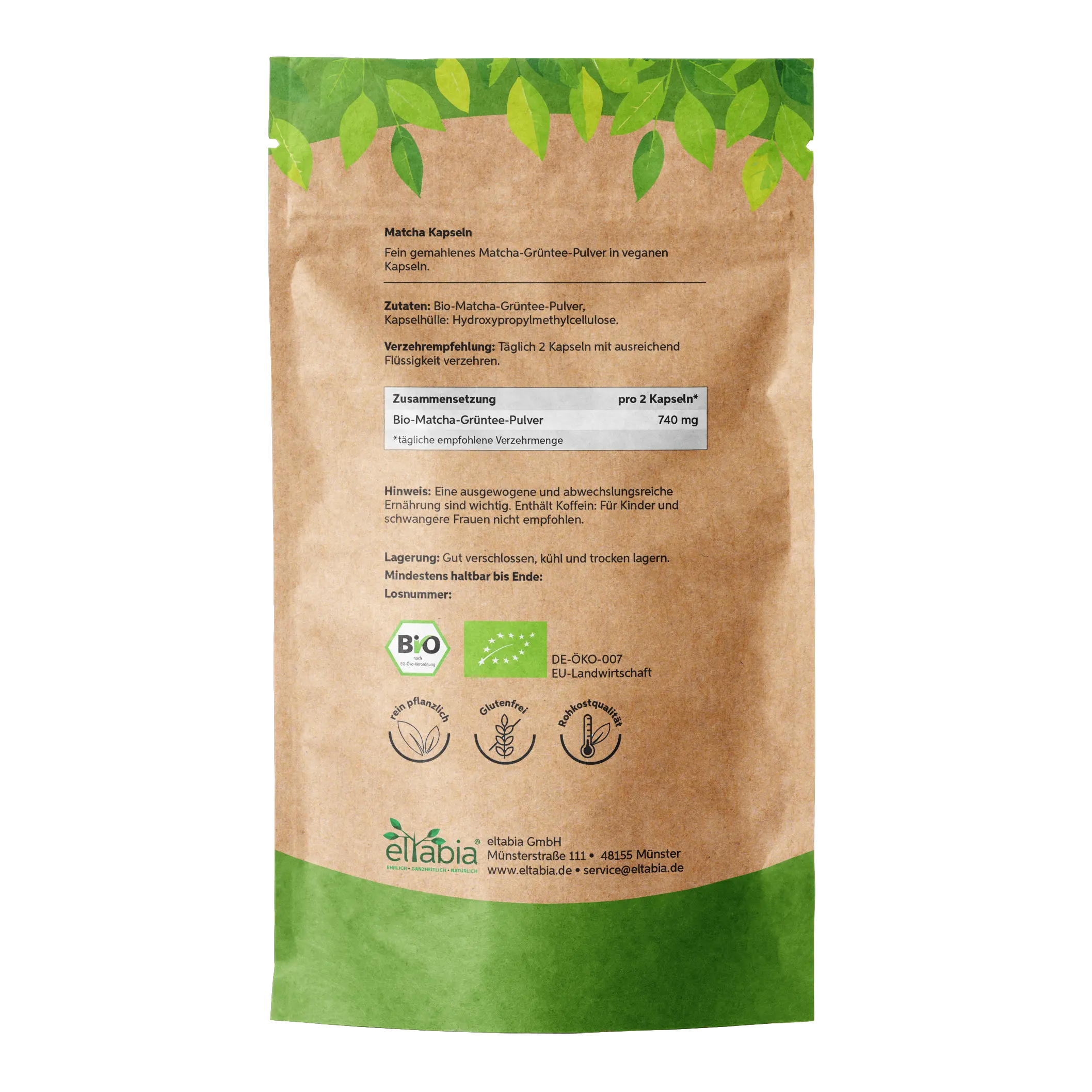 Bio-Matcha Kapseln Eltabia