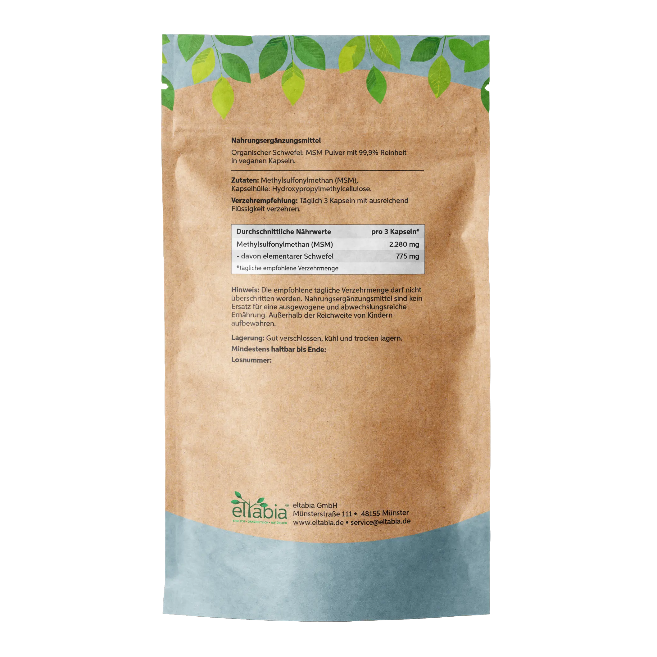 MSM + Kollagen | Gelenk-Komplettschutz Eltabia