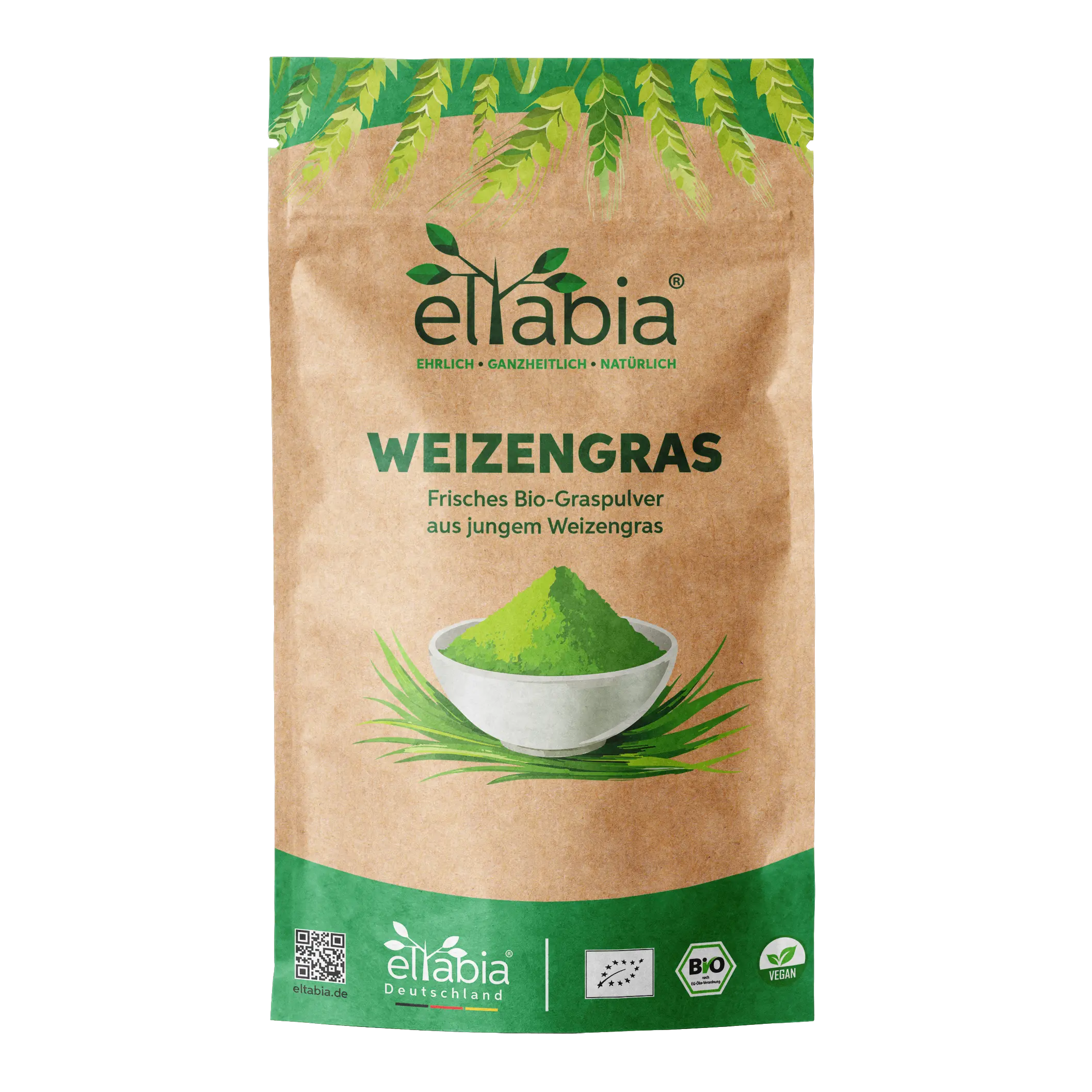 Bio-Weizengras Pulver Eltabia