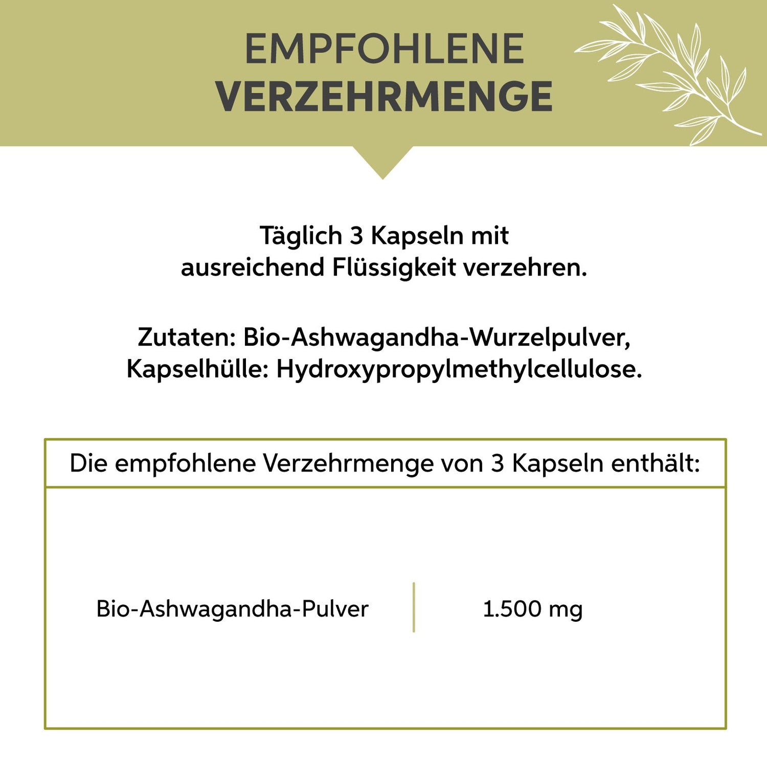 Ashwaghanda Verwendung