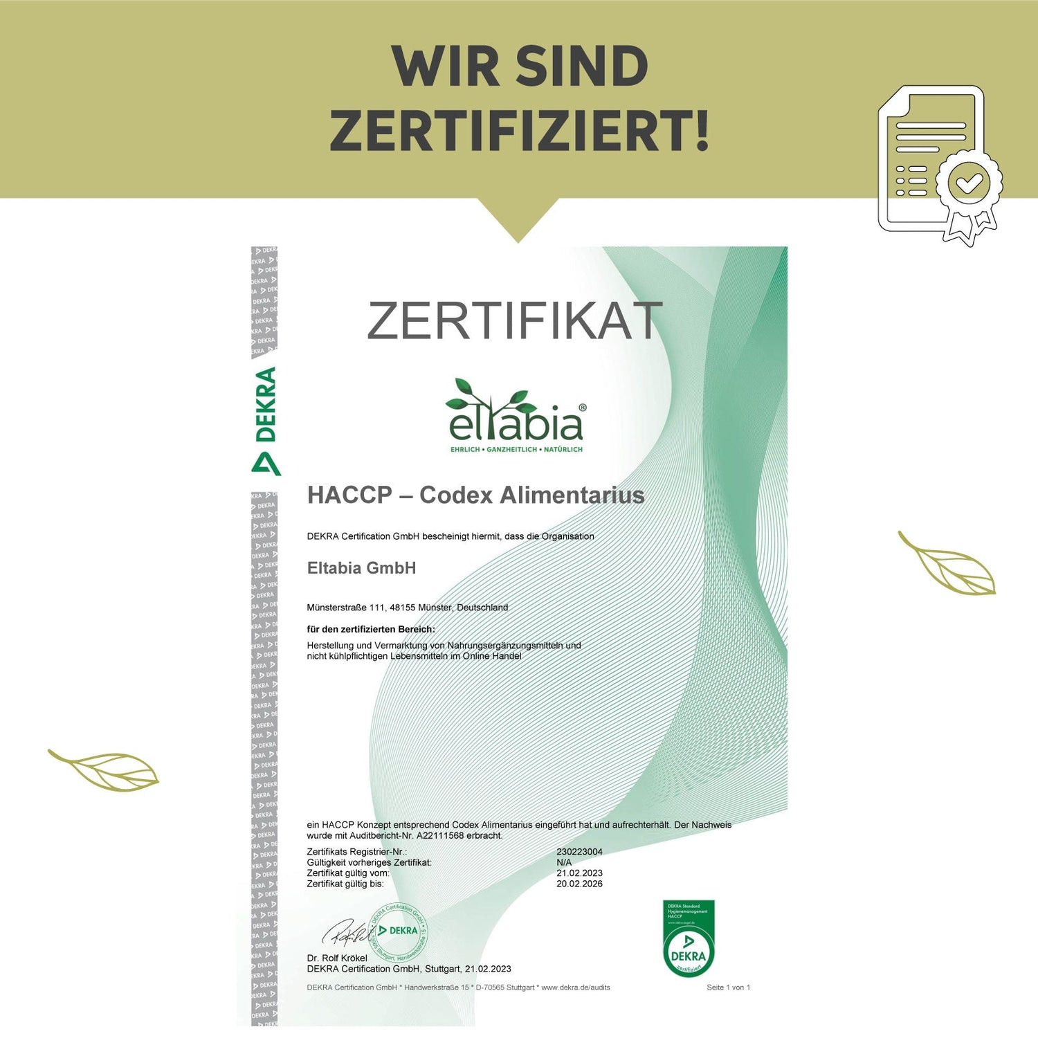 Ashwaghanda Zertifiziert