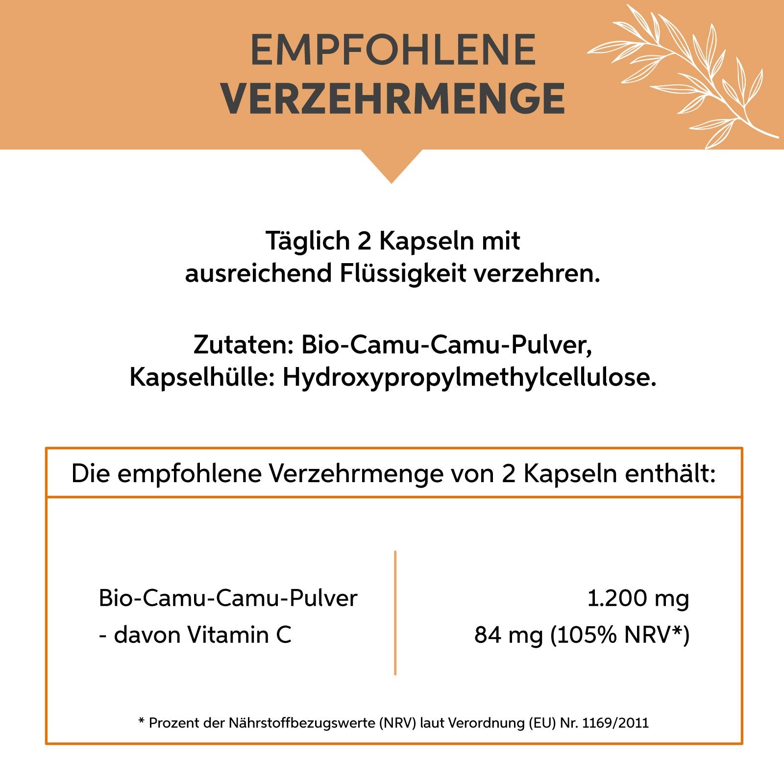 Bio Camu Camu Kapseln Eltabia