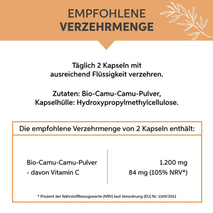 Bio Camu Camu Kapseln Eltabia