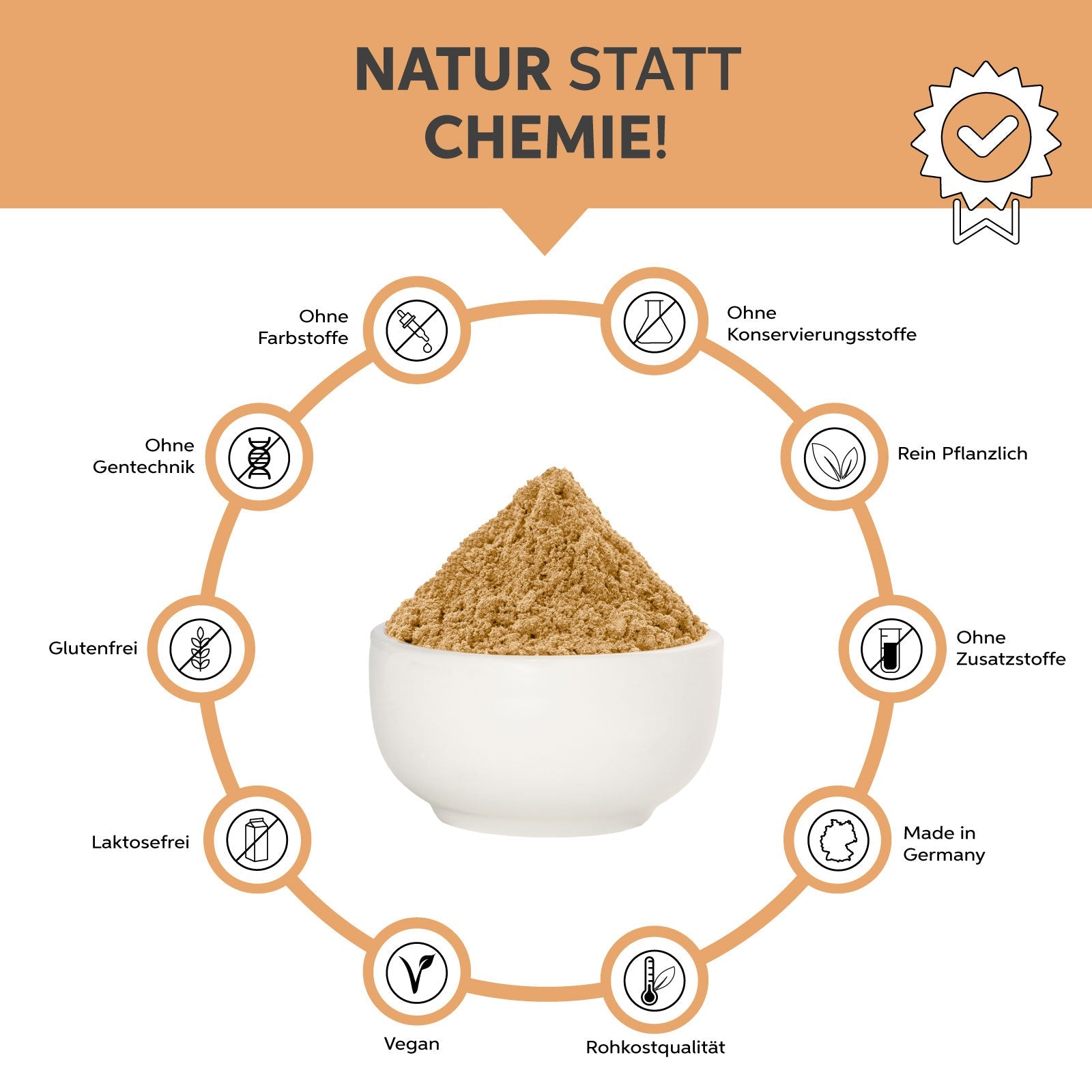 Bio-Camu Camu Pulver - Sonnengetrocknet Eltabia