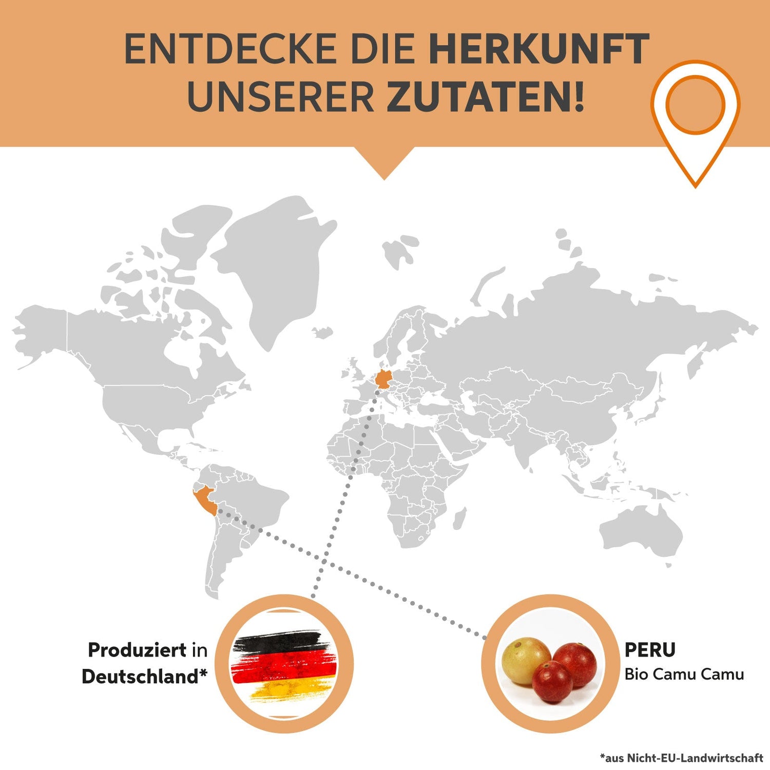 Bio-Camu Camu Pulver - Sonnengetrocknet Eltabia
