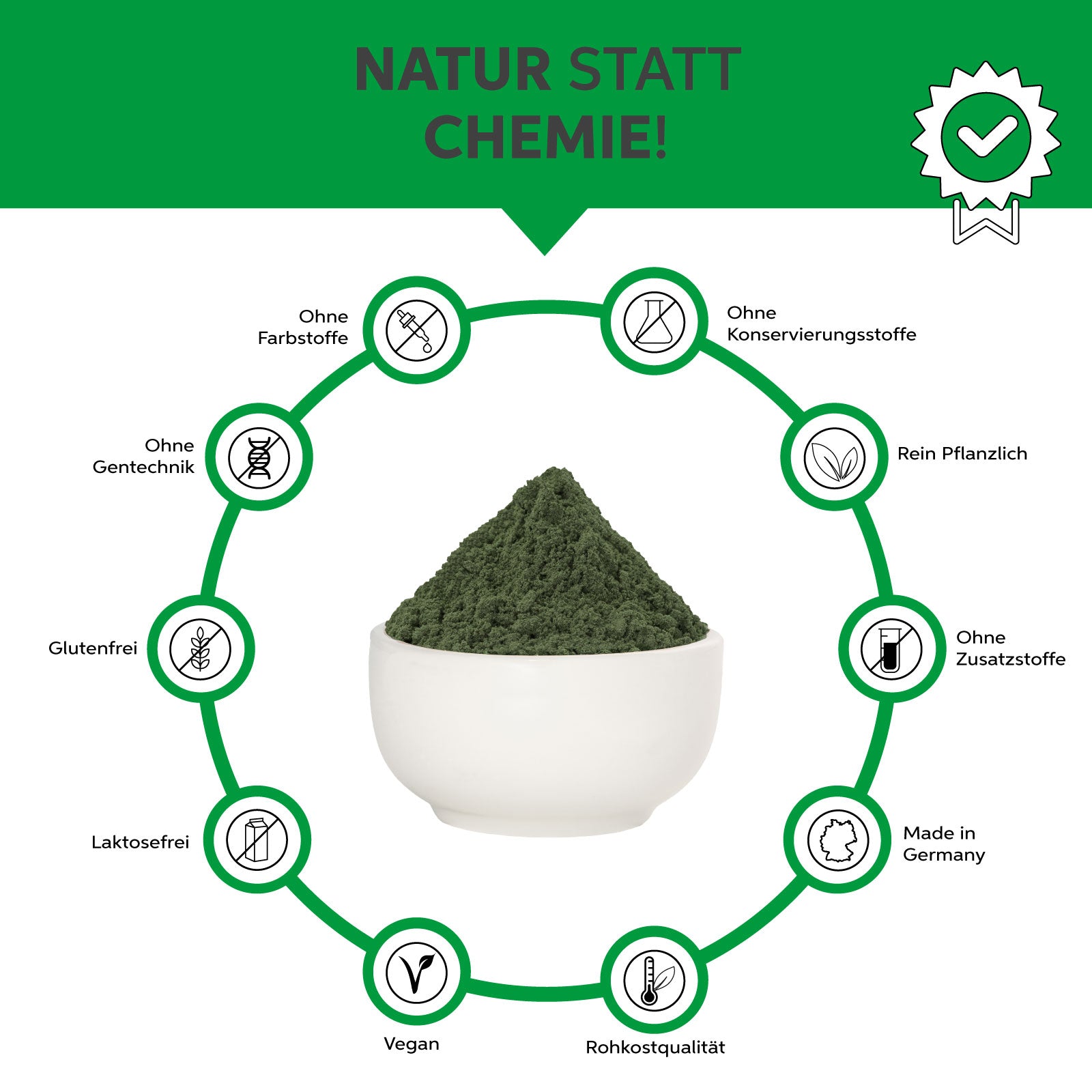 Bio Chlorella Pulver Eltabia