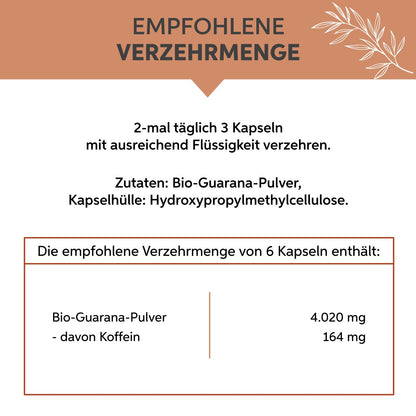 Bio Guarana Kapseln Eltabia