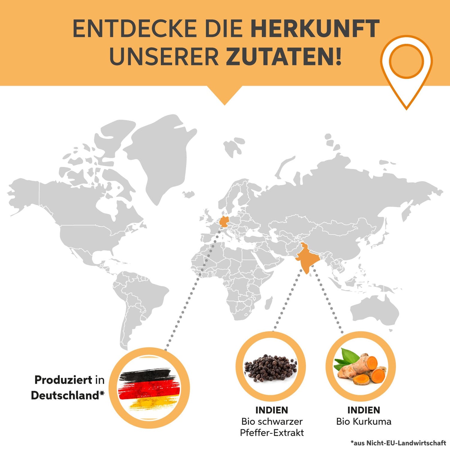 Bio Kurkuma Piperin Kapseln Eltabia