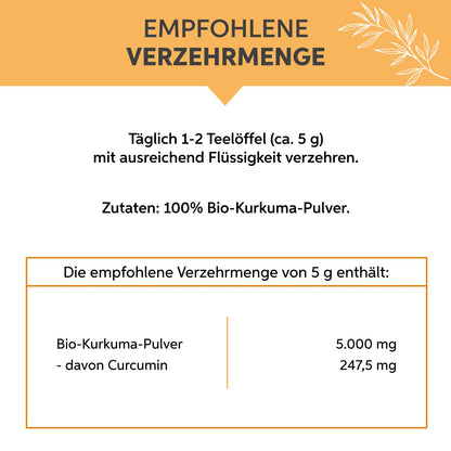 Bio Kurkuma Pulver Eltabia