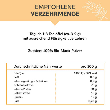 Bio Maca Pulver Eltabia