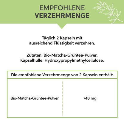 Bio-Matcha Kapseln Eltabia