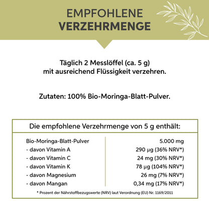 Bio Moringa Pulver Eltabia