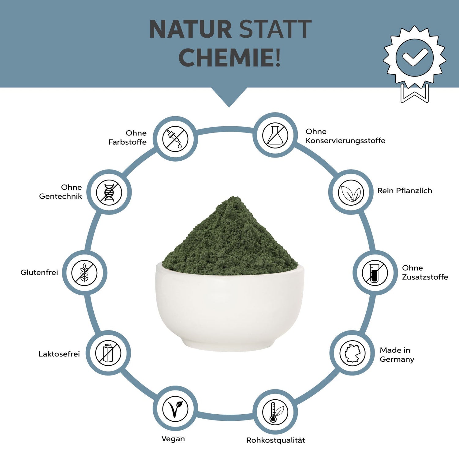 Bio Spirulina Pulver Eltabia