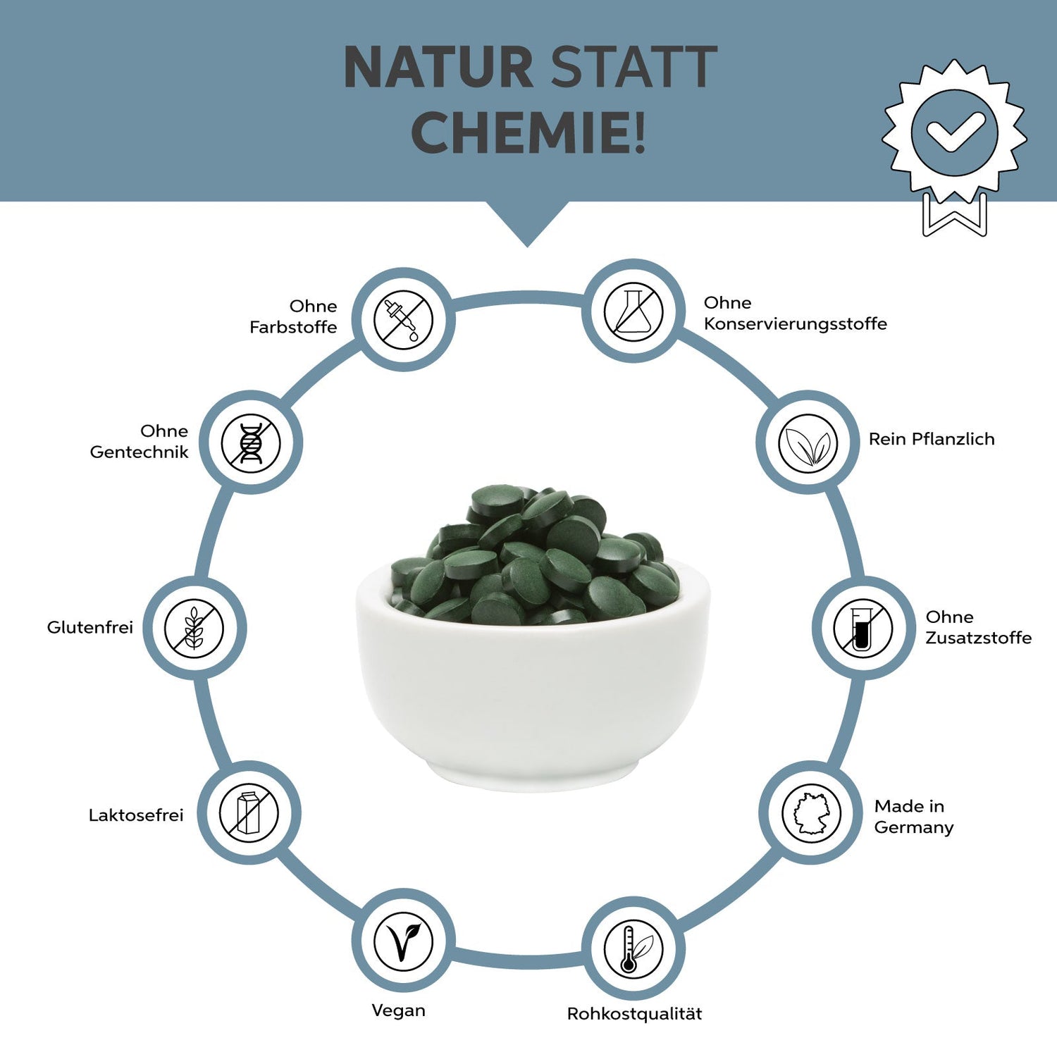 Bio Spirulina Presslinge Eltabia