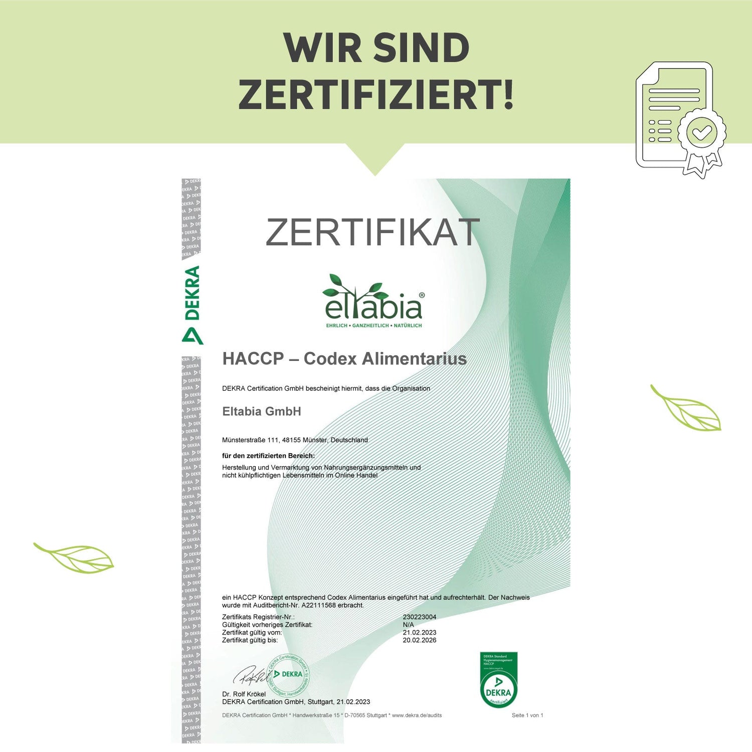 Bio-Weizengras Kapseln Eltabia