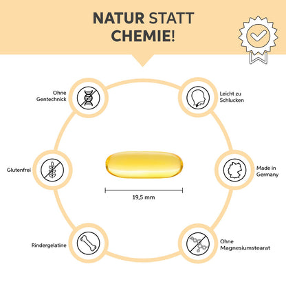 Omega 3 Fischöl Kapseln 1000mg Eltabia