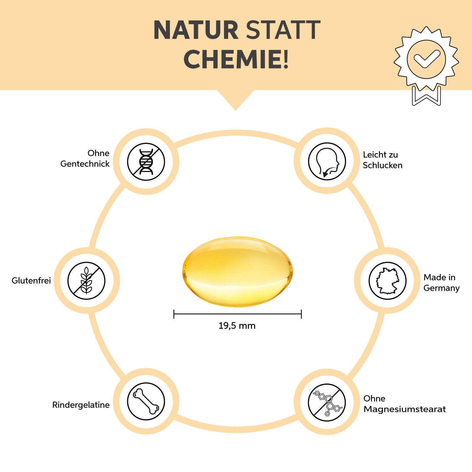 Omega 3 Fischöl Kapseln 500mg Eltabia