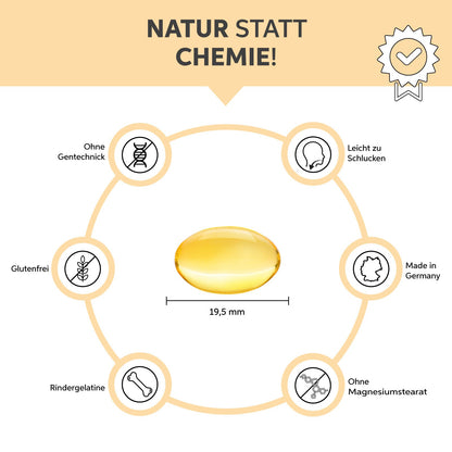 Omega 3 Fischöl Kapseln 500mg Eltabia