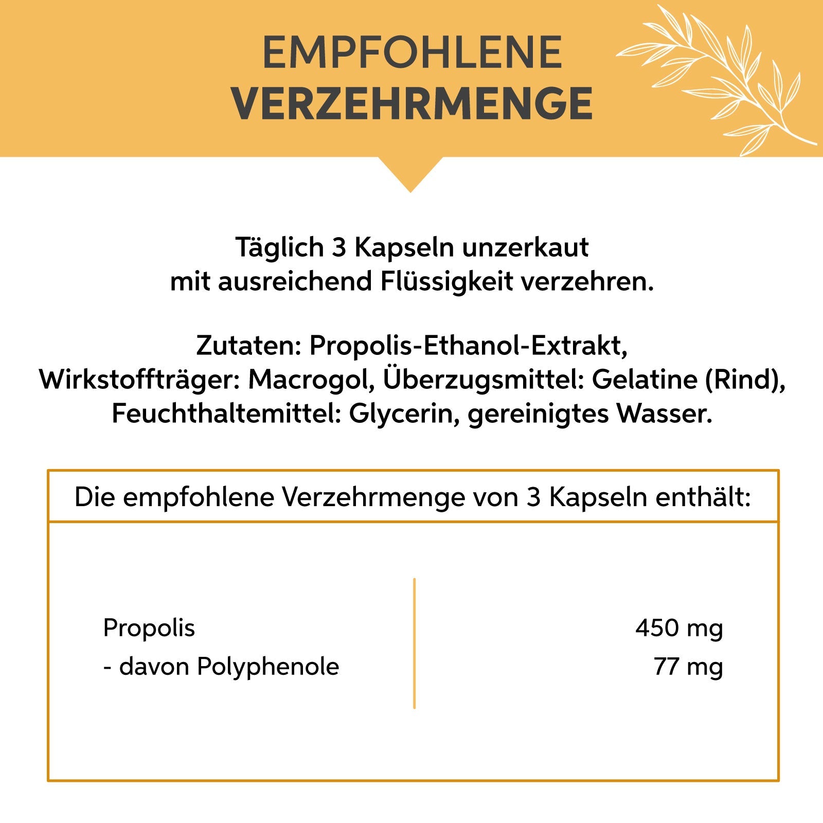 Propolis Kapseln Eltabia