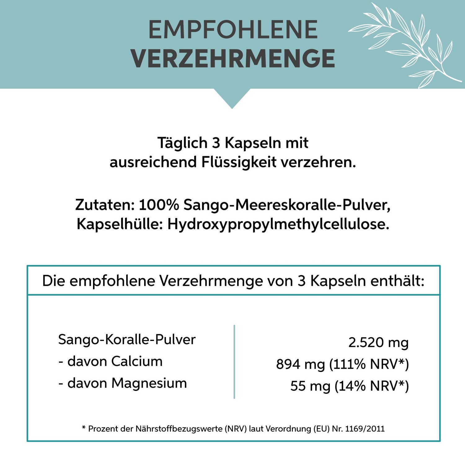 Sango Meereskoralle Kapseln Eltabia