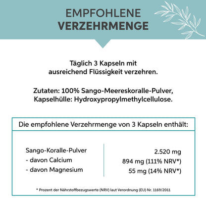 Sango Meereskoralle Kapseln Eltabia