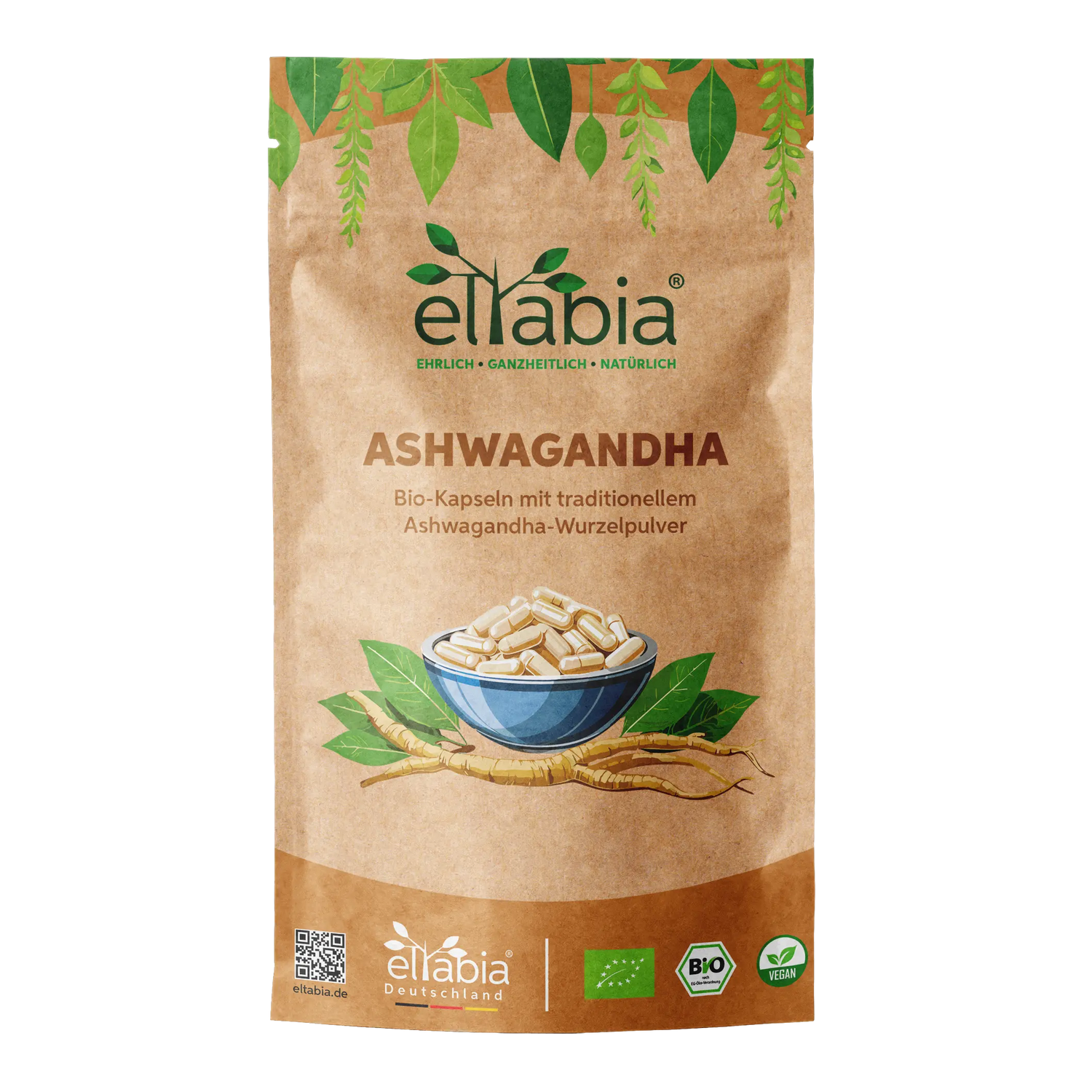 Bio Ashwagandha Kapseln Eltabia