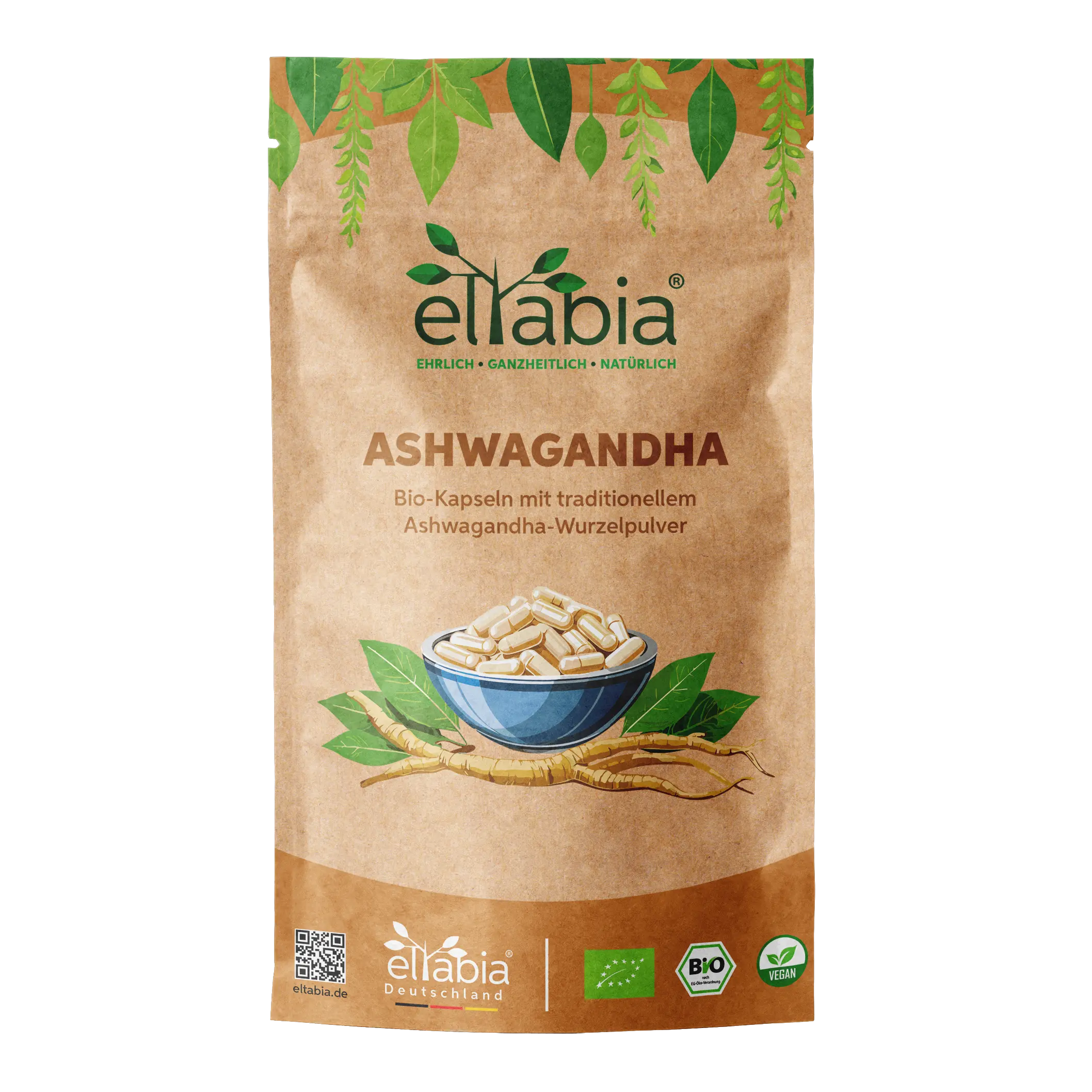 Bio Ashwagandha Kapseln Eltabia