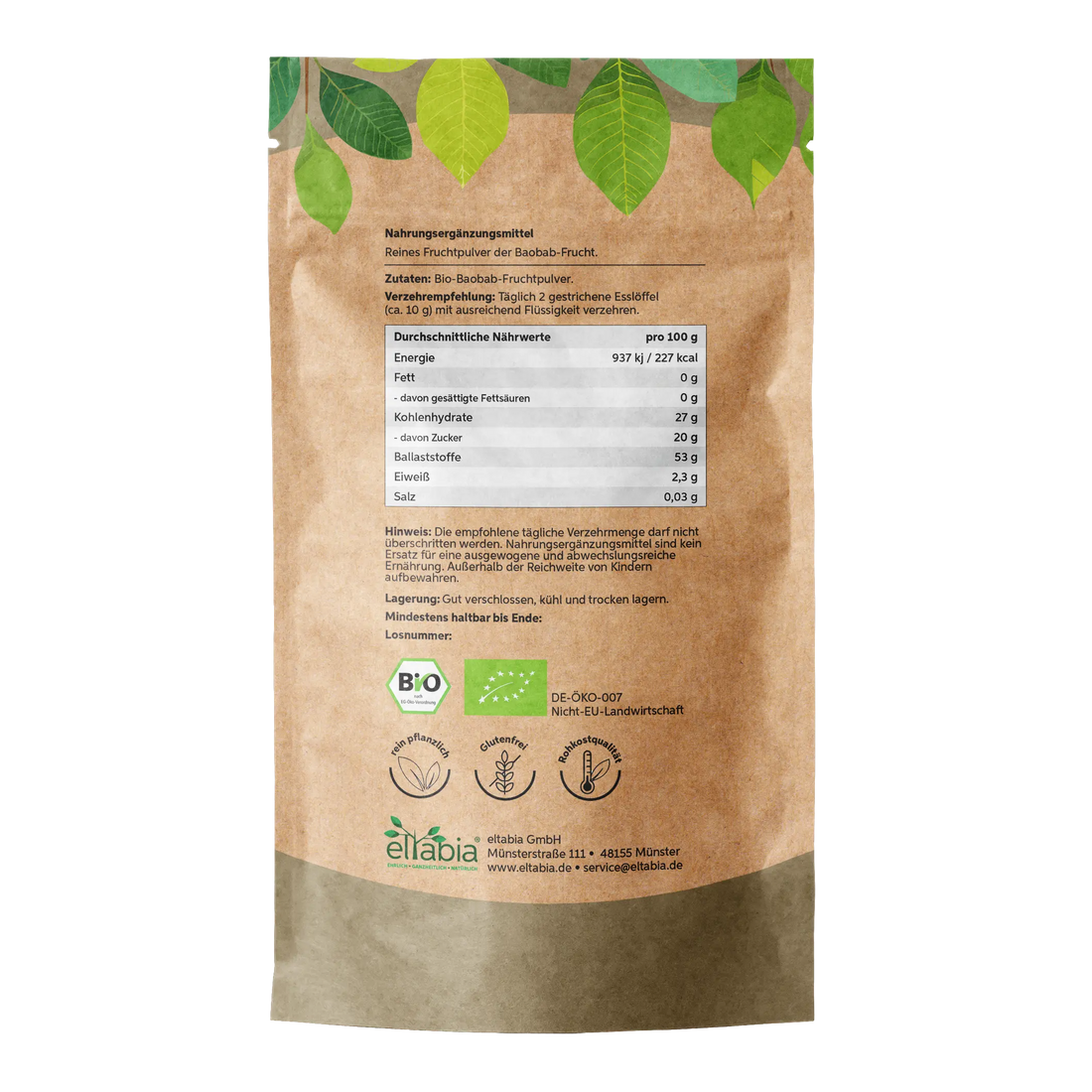 Bio-Baobab Pulver Eltabia