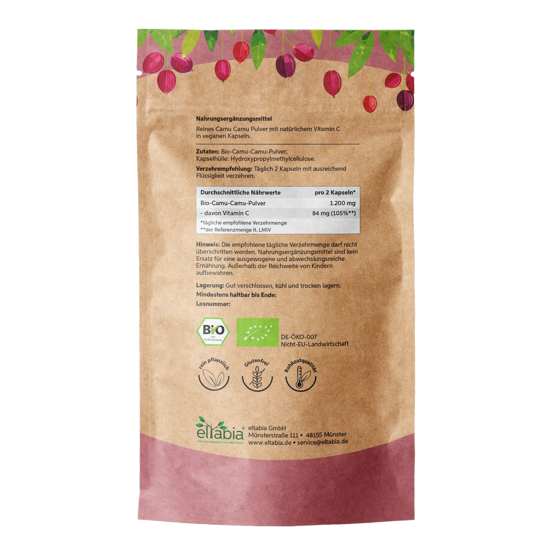 Bio Camu Camu Kapseln Eltabia