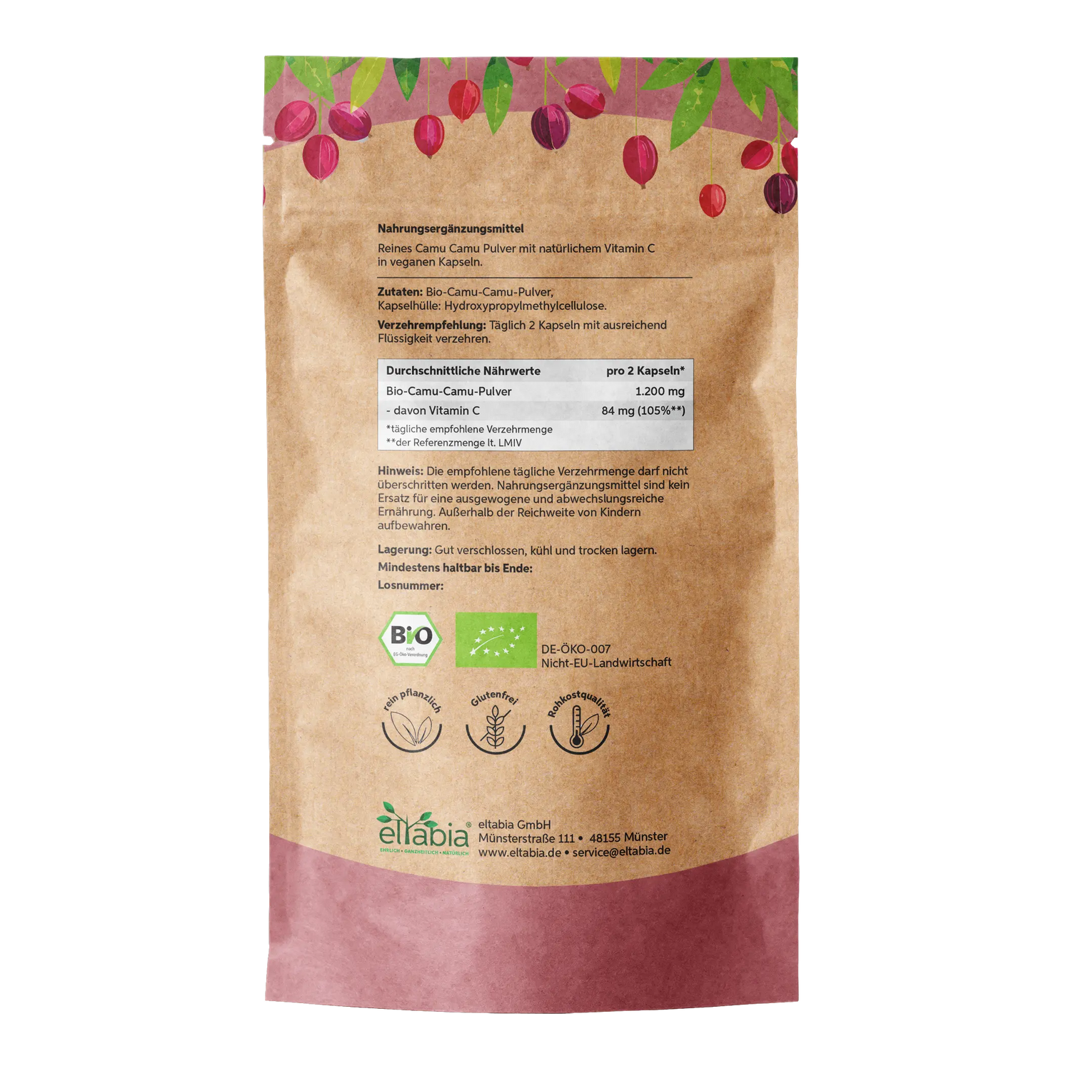 Bio Camu Camu Kapseln Eltabia