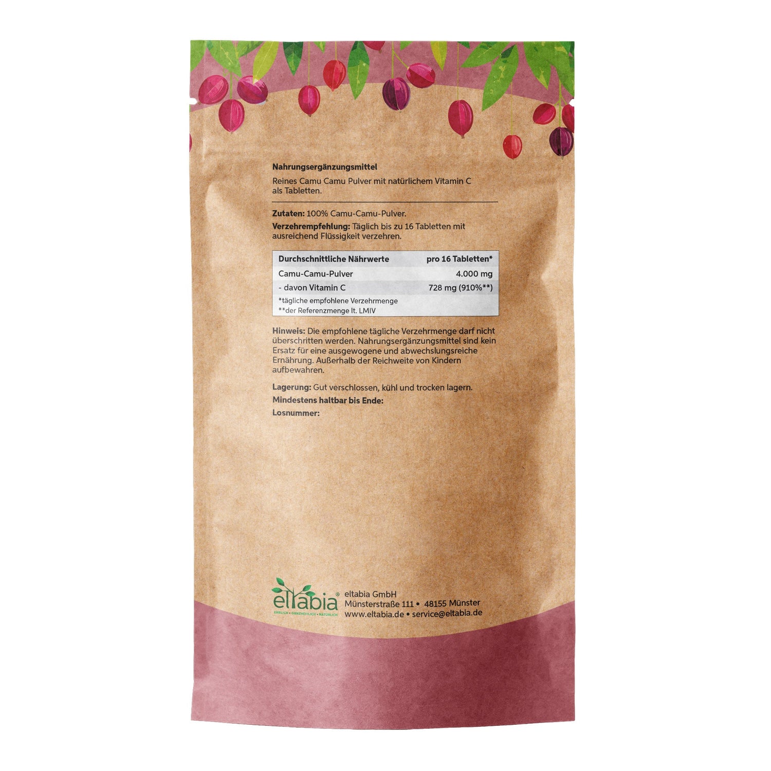 Camu Camu Presslinge Eltabia