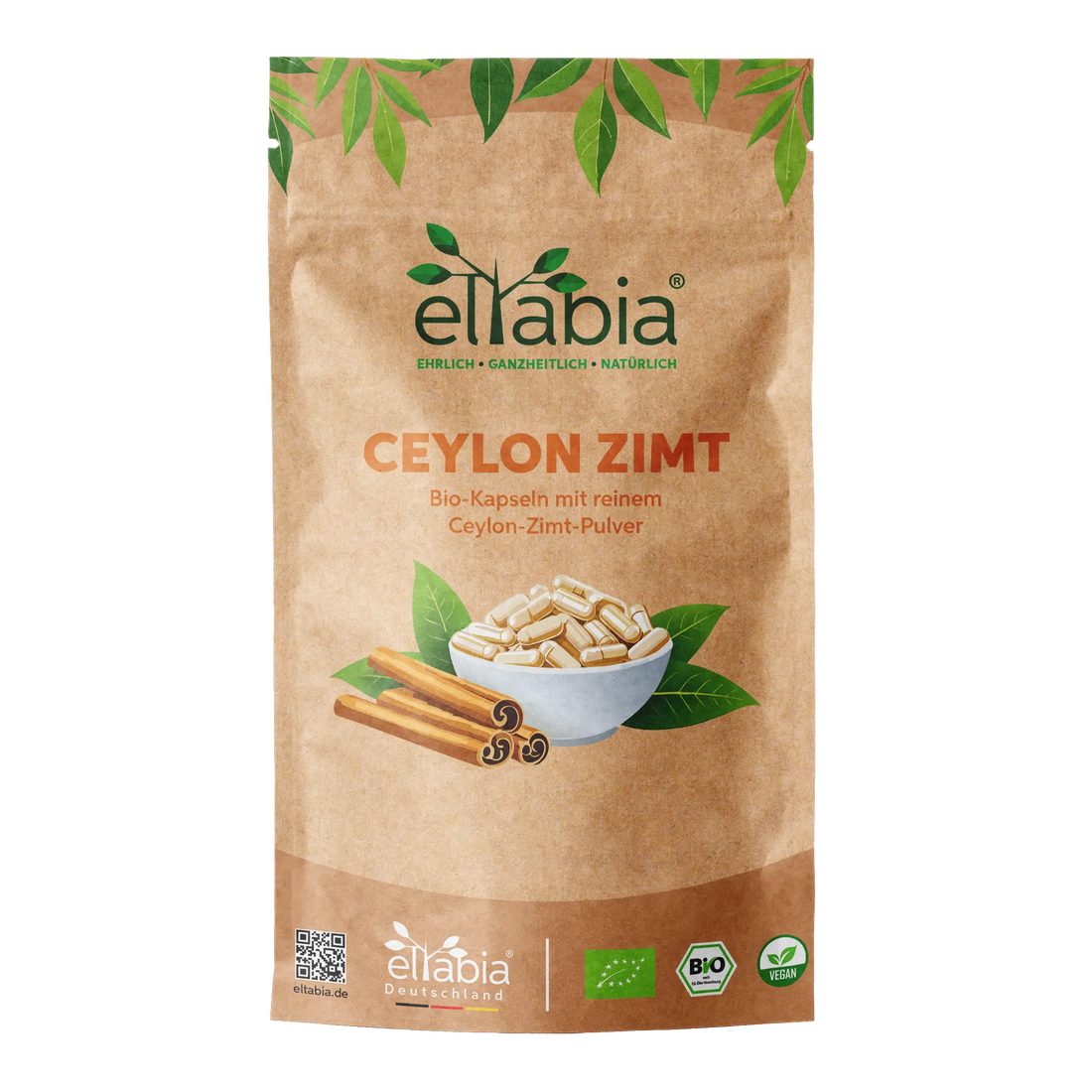 Bio Ceylon Zimt Kapseln Eltabia