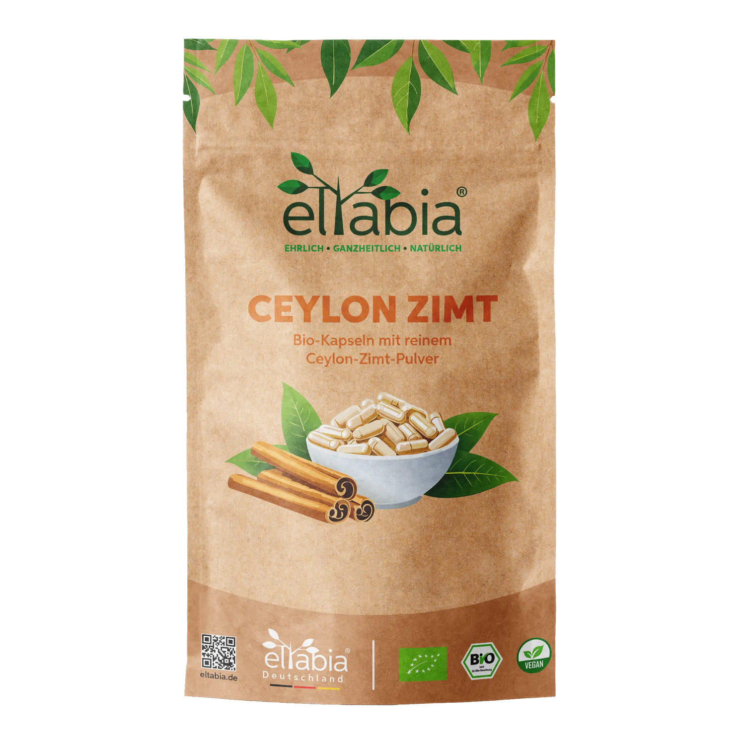 Bio Ceylon Zimt Kapseln Eltabia