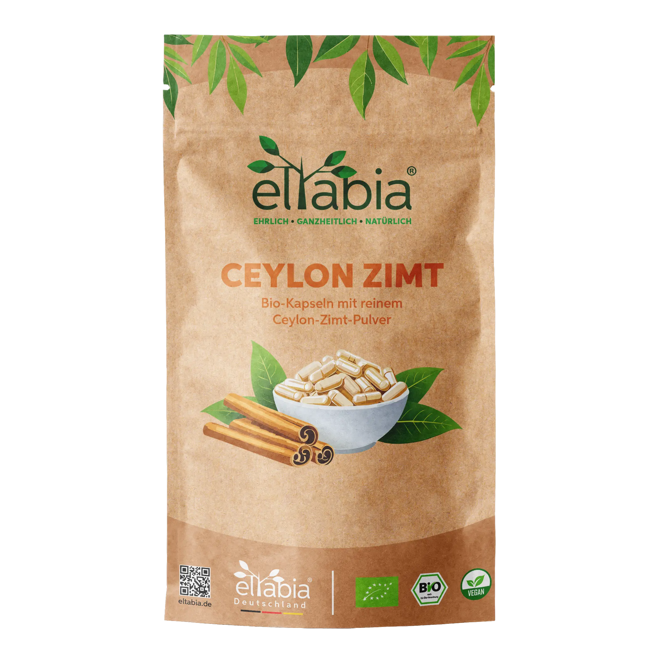 Bio Ceylon Zimt Kapseln Eltabia