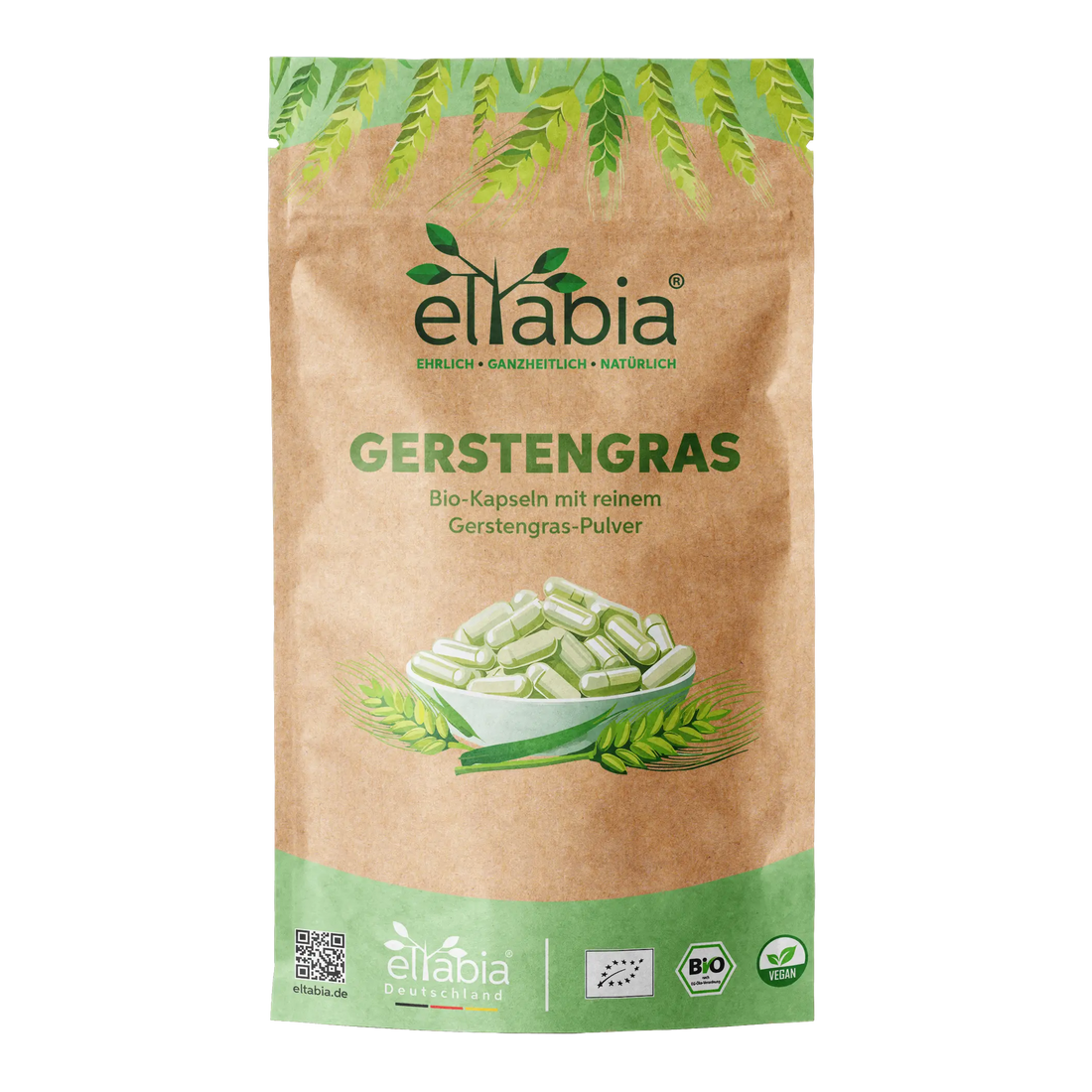 Bio Gerstengras Kapseln Eltabia