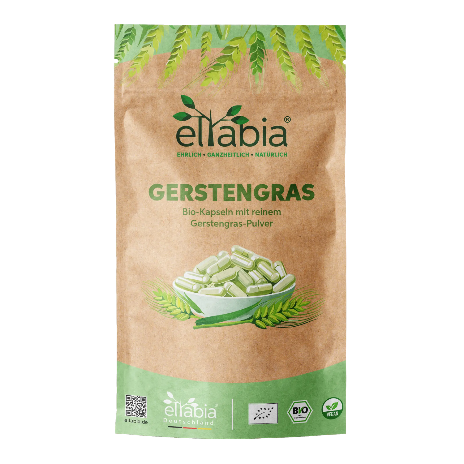 Bio Gerstengras Kapseln Eltabia