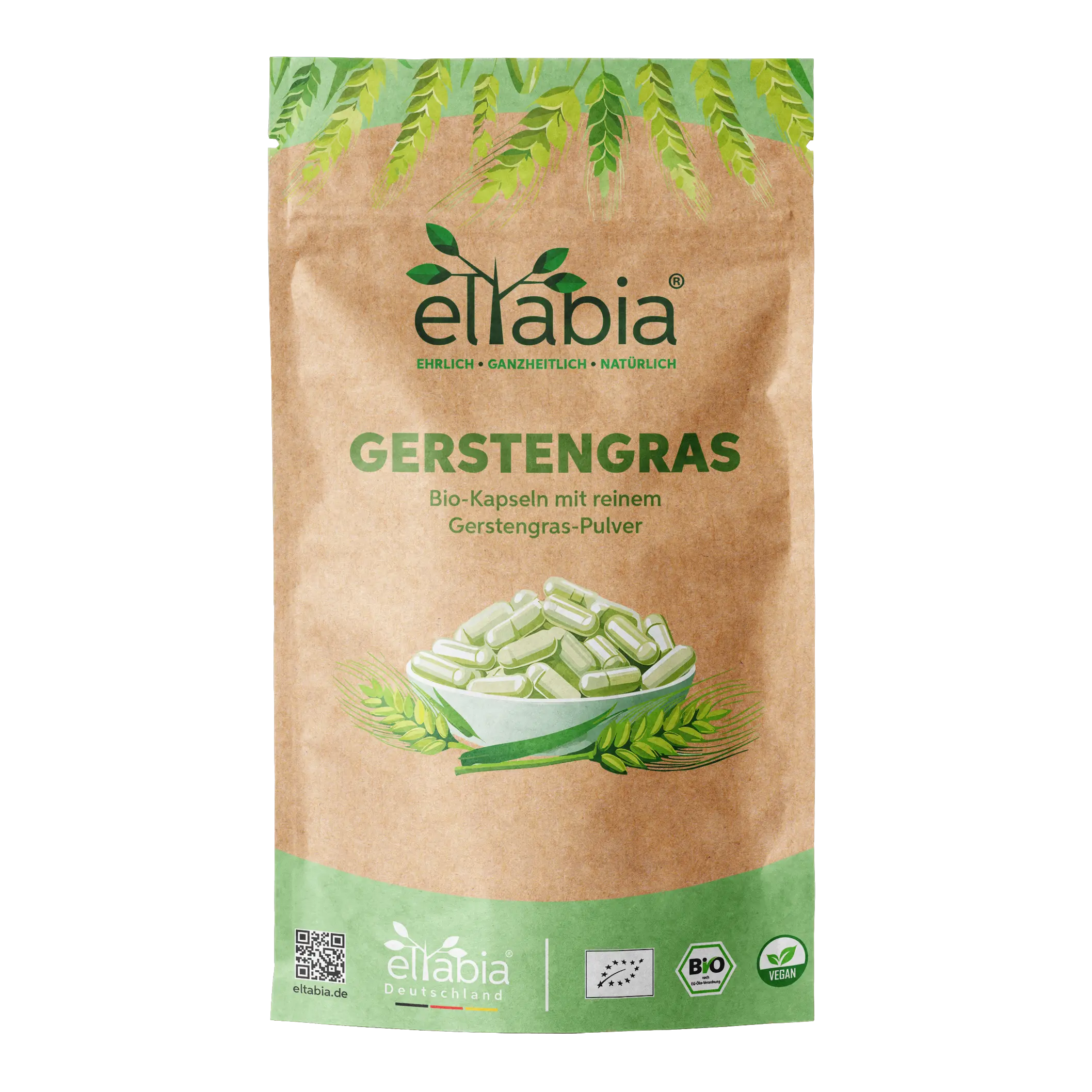 Bio Gerstengras Kapseln Eltabia
