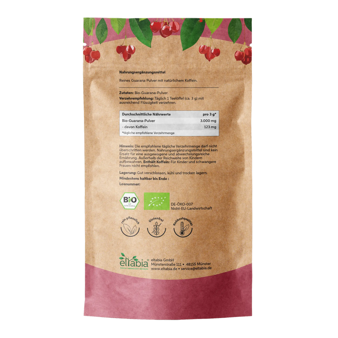 Bio Guarana Pulver Eltabia