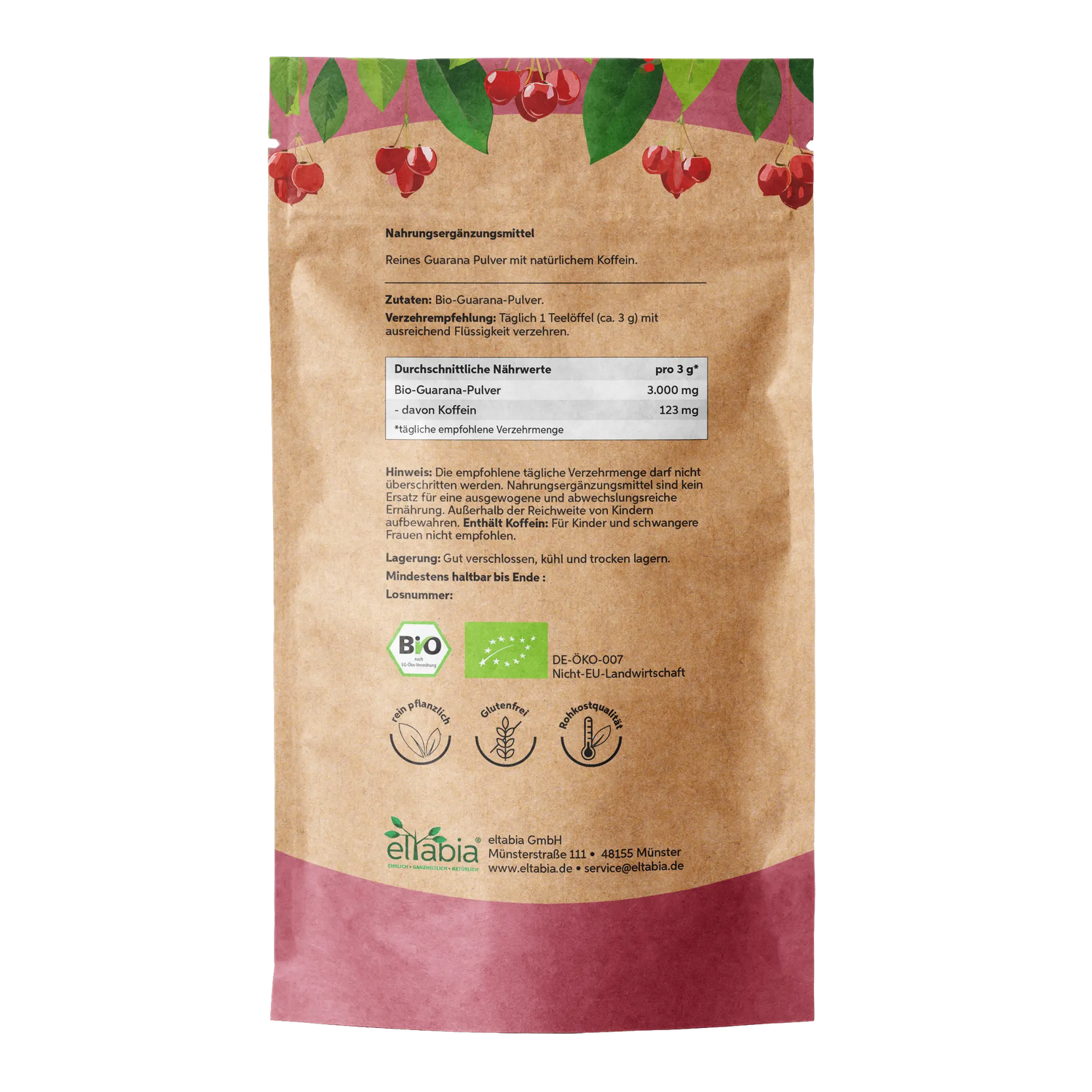 Bio Guarana Pulver Eltabia