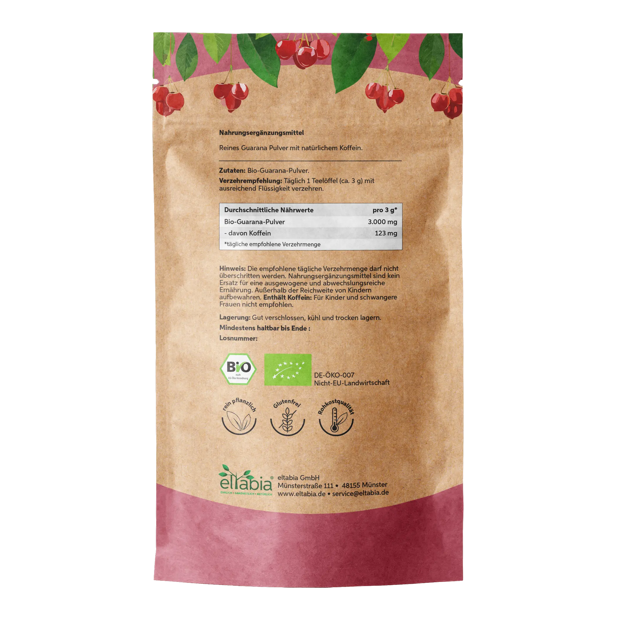 Bio Guarana Pulver Eltabia