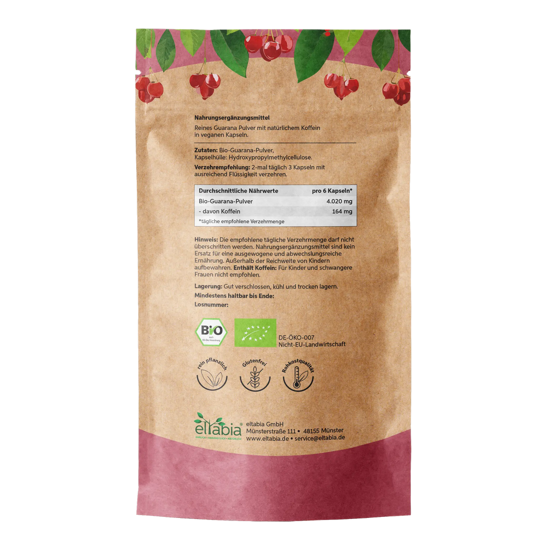 Bio Guarana Kapseln Eltabia