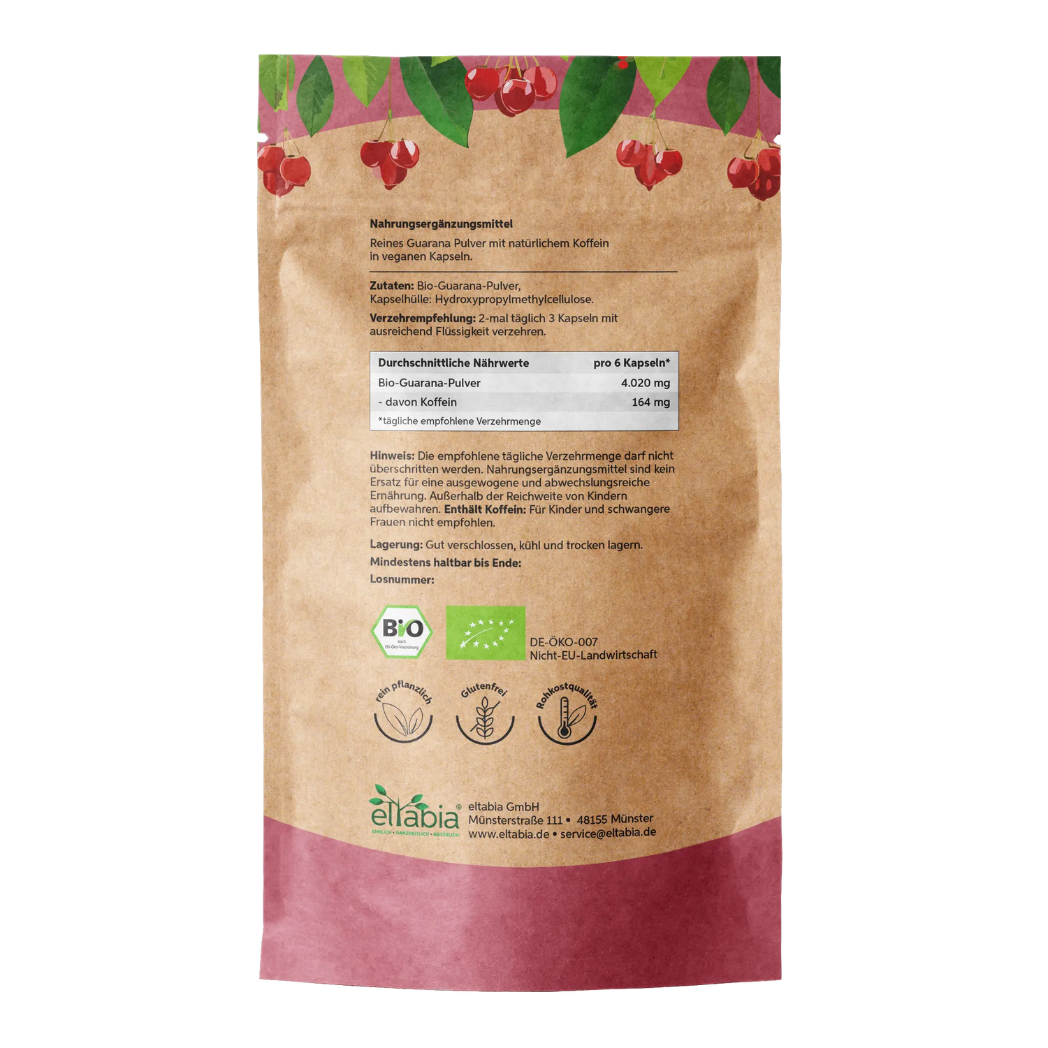 Bio Guarana Kapseln Eltabia