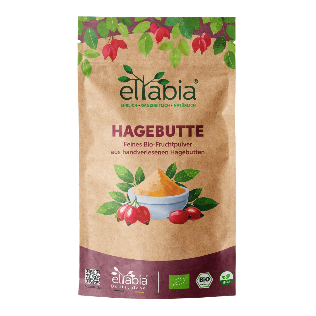 Bio Hagebutten Pulver Eltabia