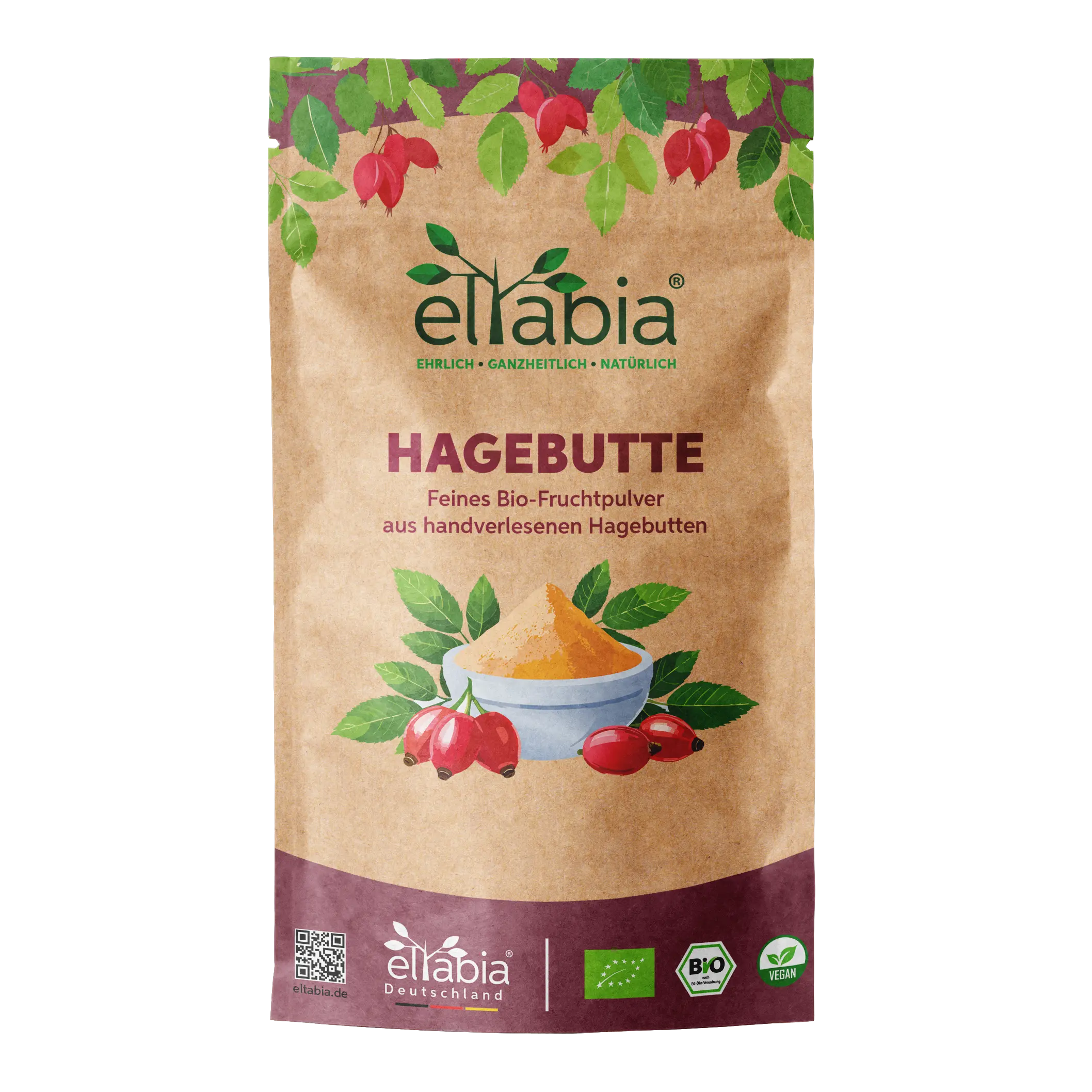 Bio Hagebutten Pulver Eltabia