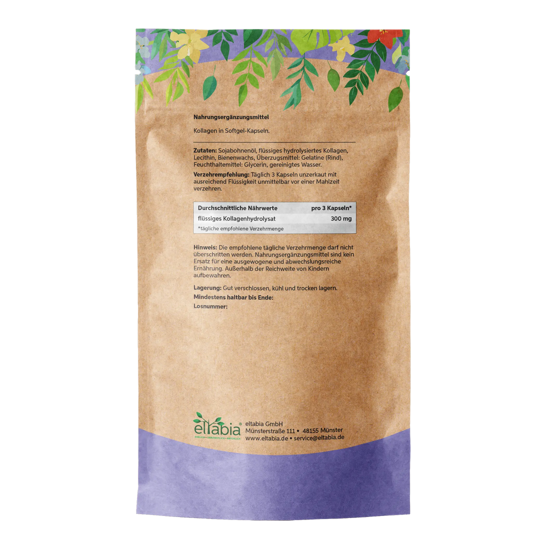 Kollagen Hydrolysat Kapseln Eltabia
