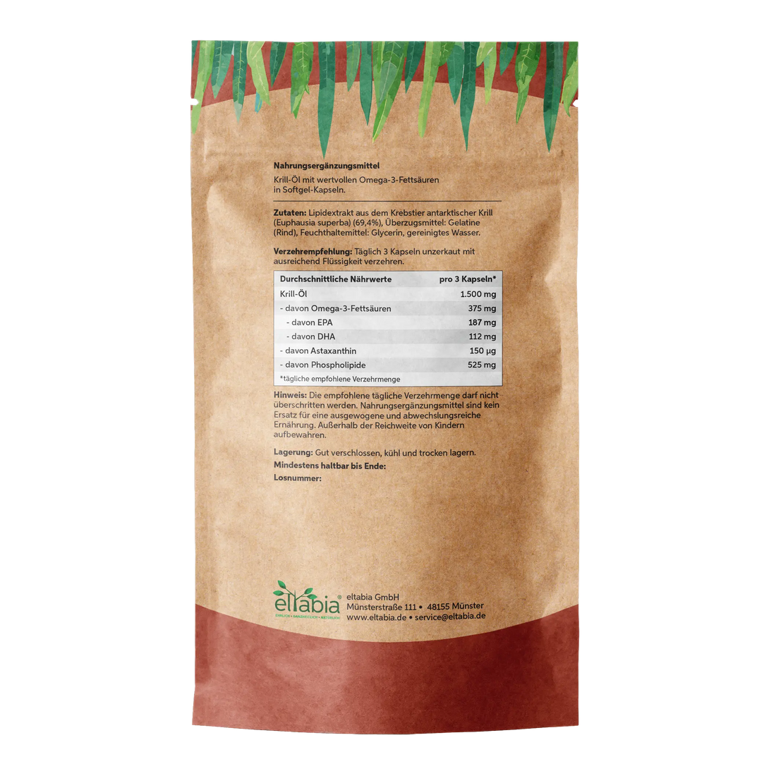 Krillöl Kapseln Eltabia